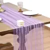 Decoração de Festa em Malha de Pérola Renda Chiffon Toalha de Mesa Casamento Aniversário Chá de Panela Arco de Casamento Decoração de Véu