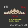 Talla en Madera Dongyang Madera Maciza Estilo Europeo Adorno Talla en Madera Estilo Francés Panel Floral Mueble Puerta de Gabinete Tira Larga Moldura de Puerta Panel Floral Largo