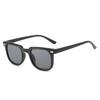 Nuevas Gafas de Sol de Otoño Transfronterizas de Montura Cuadrada Moda Europea y Americana Simples Versátiles con Tachuelas para Hombre y Mujer Uv400
