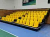 Soporte retráctil eléctrico cancha de baloncesto estadio interior exterior patio de recreo evento asientos para espectadores móvil plegable actividad