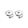 Tapones para los oídos de mariposa de plata S925, Tapones para los oídos chapados en oro de 18 quilates, Tapones para los oídos de silicona, Clavos para las orejas, Pendientes, Hebillas para las orejas, Tapas de bala para los oídos, Accesorios DIY