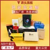 Caja de embalaje para té, caja extraíble de té verde, caja plegable rectangular, caja de papel impresa para pastel de té, caja de color con tapa abatible para regalo