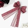 Dulce Estilo Cool Pedrería Carta de Amor Encaje Lazo Horquilla para el Cabello Moda Femenina Distintiva Clip Superior para la Cabeza Accesorios para el Cabello Rojo de Internet