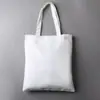 Bolsa de lona de mano protección ambiental patrón de compras anuncio bolsa de algodón en blanco bolsa de lona para empresa imprimir logotipo