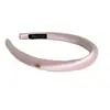 Diadema Retro de Satén Estilo Francés con Acentos Dorados, Nueva Colección de Primavera, Accesorio Diario Suave y Elegante para Mujeres