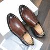 Aumento de Altura Interior Zapatos de Boda de Cuero para Hombre Verano Zapatos de Descanso para Hombre Zapatos de Vestir para Hombre Zapatos de Moda Estilo Coreano Cara Brillante Punta Fina Zapatos Pequeños de Cuero