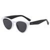 2025 Nuevos Lentes de Sol de Moda Coreana para Mujer Retro Ojo de Gato de Gama Alta Adelgazantes para Cara Cuadrada Protección UV