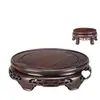 Base de Vaso de Madeira Maciça, Suporte de Vaso de Cerâmica, Ornamento de Bonsai, Bule, Bandeja Reservatório de Água de Ébano Preto, Artesanato, Bandeja de Base de Redwood