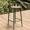 Banqueta Tendência Colorida Casa Banqueta Alta Cadeira de Bar Nórdico Leve Designer Exterior Moderno Simples Lazer