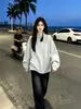 Sudadera de punto medio de manga larga, diseño moderno y único para mujer, nuevo estilo casual otoño/invierno 2026 ins