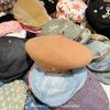 Boinas de lana estilo coreano para mujer, otoño e invierno, cabeza grande, cálidas, clásicas, octogonales, estilo retro, gorra de pintor pequeña