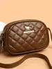 Bolso Cuadrado Pequeño Nuevo, Sencillo y Versátil, Bolso de Hombro para Mujer con Textura de Cuero Suave de Alta Gama en Forma de Rombo, Bolso Cruzado de Gran Capacidad con Temperamento
