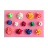 Molde de silicone líquido DIY multi-padrão molde para bolo de fondant molde para assar C155