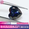 Moissanita Safira em Forma de Coração 0,5-3 Quilates Pedra Bruta de Diamante Moisanita em Forma de Coração com Certificado Fábrica Moisan de Wuzhou