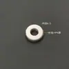 Arruela de vedação isolante de cerâmica resistente ao desgaste e a altas temperaturas, com anel de cerâmica de alumina e resistente à corrosão (pacote com 10).