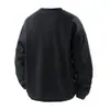 Moletom Casual Masculino Plus Size com Gola Redonda, Tamanho Extra Grande e Gordo, Solto, Preguiçoso e Versátil, Atacado de Comércio Exterior Transfronteiriço, Versão Coreana e Estilo de Hong Kong