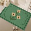 Felpudo absorbente de goma de lino, felpudo de lino para sala de estar, cocina, baño, antideslizante, venta al por mayor