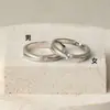 Kim Kyu-Bin Transmisión en Vivo Mismo Estilo Anillo Nudo de Amor Anillo Apilable Grupo K-Pop Zb1 Anillo de Grupo Colección Conmemorativa Soporte para Fans