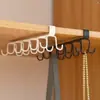 Gancho traseiro de porta sem marcação sem perfuração fileira longa cabideiro montado na parede na parede dormitório estudantil armazenamento gancho forte gancho de metal
