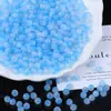 6mm Contas de Vidro Imitação de Jade Duas Cores Cor Gradiente Contas Soltas Material para Fazer Pulseira Colar DIY Acessórios de Joia