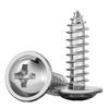 Tornillos Autorroscantes de Acero Inoxidable 304 con Cabeza Plana Grande de Cruz y Arandelas Din968M3M4 Pernos Galvanizados No Estándar