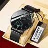 Reloj de Hombre Coreano Estilo de Negocios Moda Simple Temperamento Reloj No Mecánico Calendario Adolescente Reloj de Cuarzo