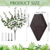 Macetero de Pared de Madera Transfronterizo Decoración Estilo Bohemio Planta Artificial Móvil Soporte para Flores Estante para Jarrones
