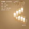 Estilo Zen Japonés Candelabro de Bambú Nuevo Estilo Chino Escalera de Té Hotel Arte de Bambú Casa de Huéspedes Sala de Té Decoración Lámparas de Viento Silencioso