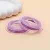 Corda Elástica Mini Plana Colorida de 10m Fio para Miçangas Artesanais DIY Corda Elástica Resistente ao Desgaste para Pulseiras