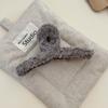 Pinza grande de felpa para el pelo para otoño e invierno, estilo coreano, de alta gama, con forma de tiburón, accesorios para el cabello, tocados para mujer