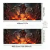 Banner de Garaje de Halloween Decoración de Puerta Tela Colgante Calabaza de Terror Bruja Calavera Fondo de Fiesta Transfronterizo En Stock Fábrica
