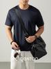 [7A Antibacterial] Camiseta de Manga Corta de Seda de Morera Enfriamiento con Amoníaco Líquido 60S para Hombre Verano 2026 Transpirable de Seda de Hielo Color Sólido