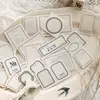 Serie de Cuadernos Poesía de Azúcar: Papel Base Decoración Materiales DIY para Diario con Borde Vintage, 30 Hojas en 6 Diseños