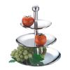 Plato de fruta de acero inoxidable, rejilla de alta presión, plato de repostería multicapa, plato creativo con ingredientes para ollas calientes KTV de hotel, plato de fruta de restaurante