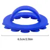 Suporte de Anel de Silicone para Celular com Ventosa Forte, Adesivo Redondo para Traseira de Celular, Universal para Apple e Android, Anel de Dedo Unilateral, Atacado