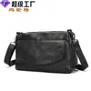 Bolso de mujer Marant de piel genuina, moderno y versátil, bolso de hombro con múltiples compartimentos, textura de piel de vaca de capa superior, bolso cruzado, bolso pequeño cuadrado para mujer