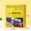 Caixa de Embalagem para Calças Quentes em Estoque, Seda Preta Não. 1 Caixa de Presente Barbie, Leggings, Caixa Colorida de Base e Tampa, Caixa de Papel Dobrável