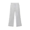 Pantalones de Triacetato con Textura de Canalé y Seda de Hielo para Hombre, Verano Finos de Pierna Recta con Caída, Largos Extendidos para Aire Acondicionado
