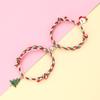 Pulsera navideña nueva de Amazon un par de Papá Noel de aceite goteando amor aleación succión magnética pulsera de pareja