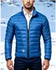 Jaqueta de algodão leve com gola alta masculina europeia e americana transfronteiriça, 26 de inverno com zíper, solta, plus size, quente, casual, casaco de algodão