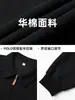 Sudadera Han Lu de Peso Pesado, Corte Holgado, Media Cremallera, Cuello Camisero para Hombre, Otoño, Suéter Corto Ancho de Perfil Bajo con Diseño de Retazos Segmentados.