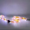 Collar LED Iluminado Mejorado con Siete Modos de Luz de Colores, Recargable, Iluminado por la Noche, Collar para Perro