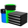 Bolsa de Basura Comercial Negra Bolsa de Basura Engrosada Cubo de Basura Sanitario Exterior Escuela Industrial Bolsa de Basura Plana