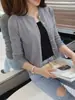 Cárdigan de Punto para Mujer Talla Pequeña Ropa de Abrigo Lana Corto para Aire Acondicionado Primavera Otoño Chaqueta Suéter de Lana Negra