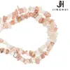 Jinghui Accesorios Tejidos DIY Irregulares Naturales Doble Color Grava de Luz de Luna Material de Cuentas para Pulsera de Joyería Semiacabada