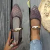 Zapatos planos casuales versátiles sin cordones de talla grande transfronterizos para mujer, nuevo estilo europeo y americano de verano, zapatos de vestir bajos de alta gama