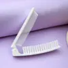 Peine Plegable para Mujeres, Niñas, Estudiantes, Viajes, Portátil, de Dientes Finos, Peinado de Flequillo Esponjoso, Mini Peine para Separar el Cabello