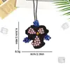 Accesorios hechos a mano con cuentas, parches bordados de corazón y ojo turco, cordones, accesorios para bolsos y ropa, parches para fundas de teléfono