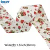 Fita de Tecido Floral Prensado Fita Composta Laço Artesanal DIY Acessórios de Cabelo Fita Decorativa de Tecido DIY