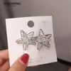 Pinza para el pelo estilo ins de mariposa con circonita para mujer, pinza lateral larga y elegante con borla de pedrería, versión coreana popular de pinza lateral para el pelo